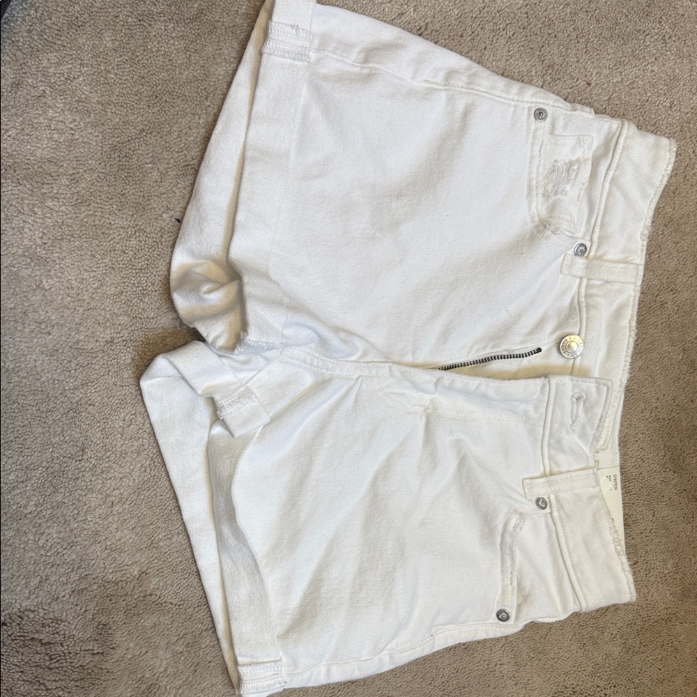 American Eagle Outfitters White Jean Shorts